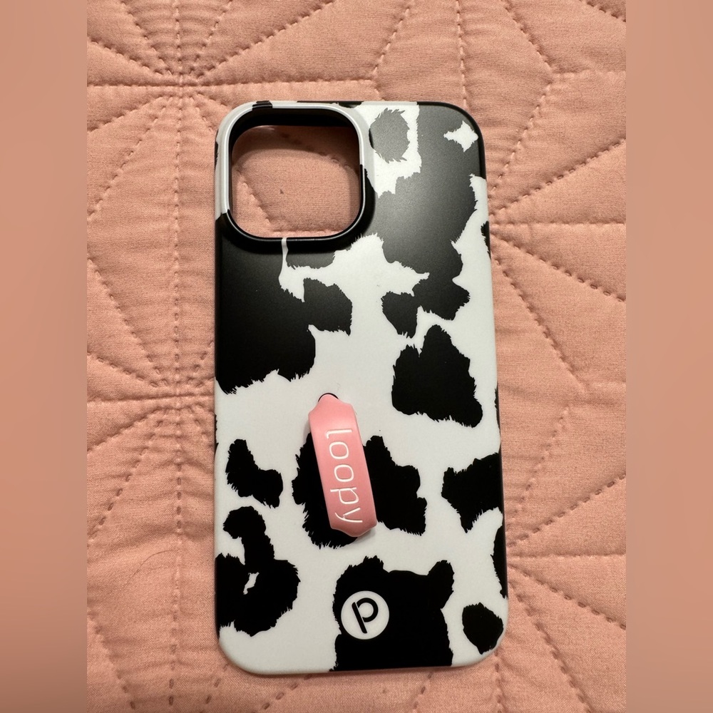 iPhone 12/13 Pro Max Loopy Cow Print Phone Case